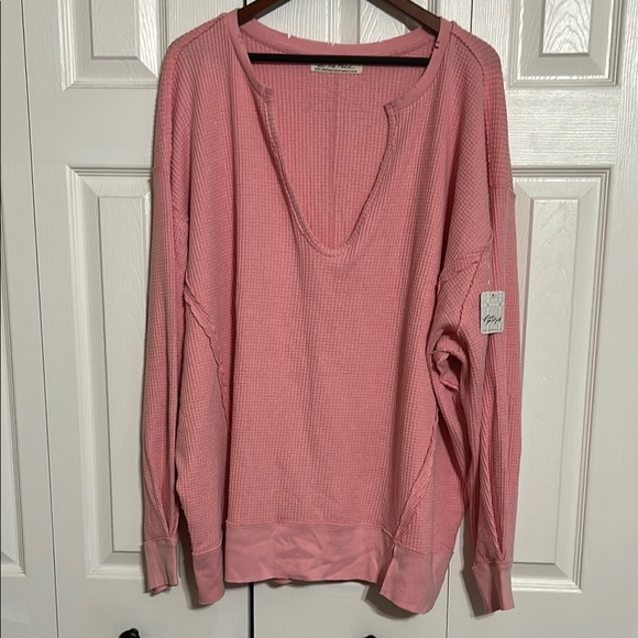 Free People We the Free Buttercup Thermal top NWT - Picture 4 of 14